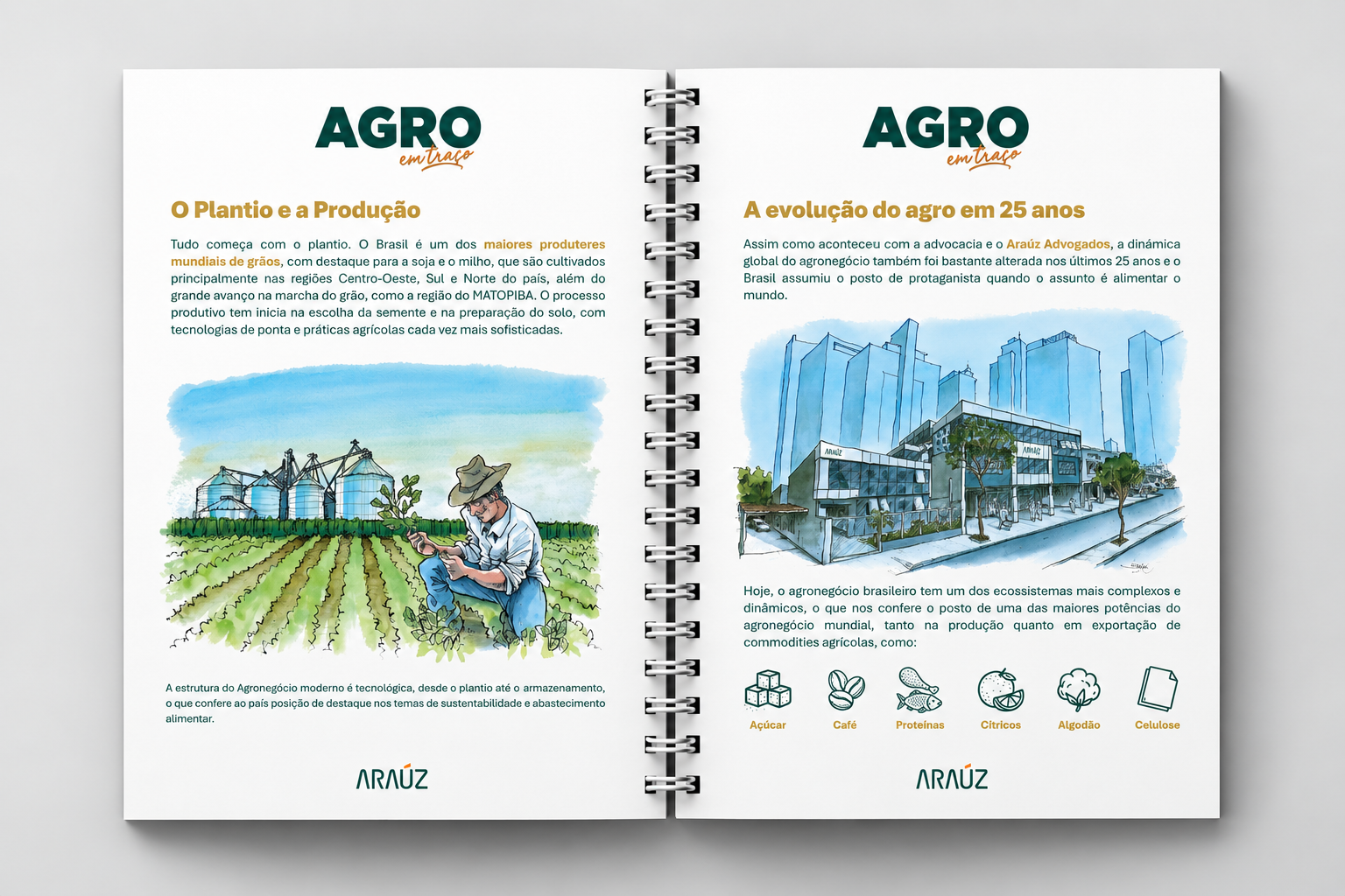 Caderno Premium Personalizado Araúz